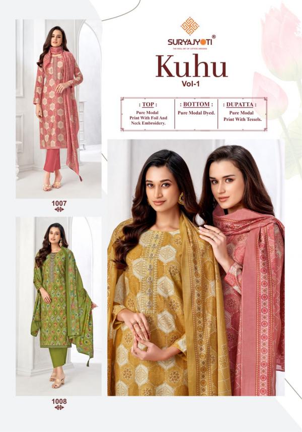 SuryaJyoti Kuhu Vol-01 – Dress Material